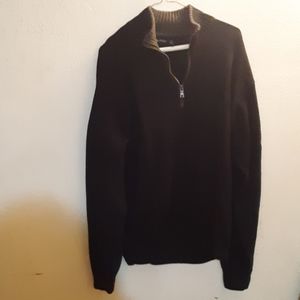 NAUTICA RIBBED TRIM PULLOVER SWEATER